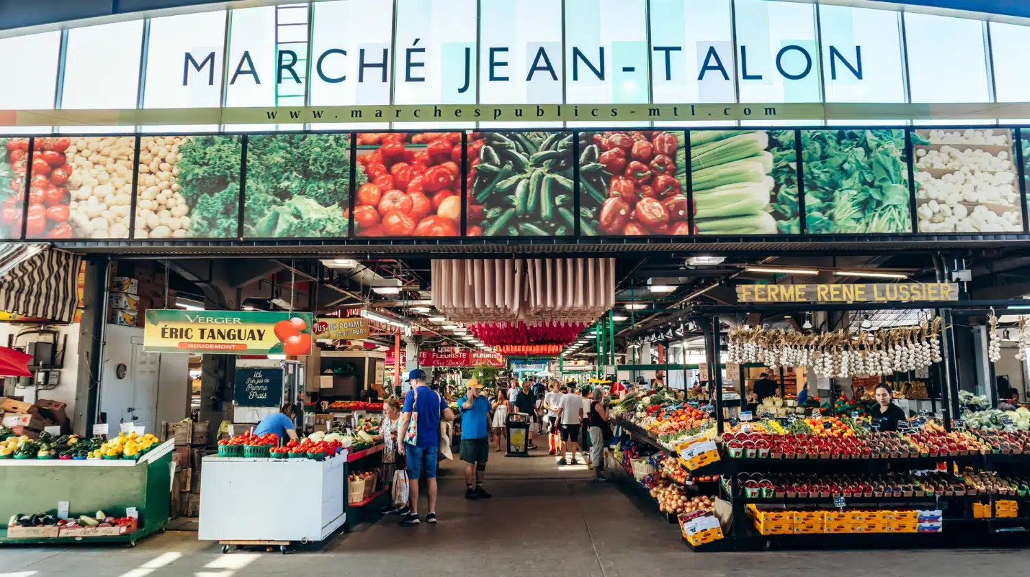 Jean-Talon Market in the Rosemont–La Petite-Patrie borough